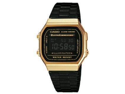CASIO VINTAGE A 168WEGB 1B 1