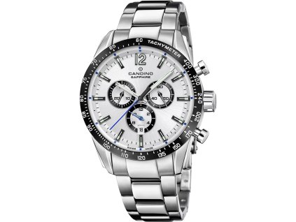 CANDINO SWISS MENS WHITE STAINLE
