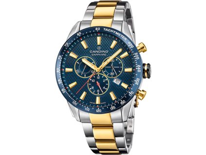 CANDINO SWISS MENS BLUE STAINLES