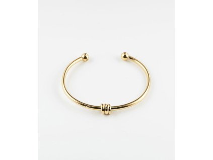 bracelet jonc pei acier dore 760