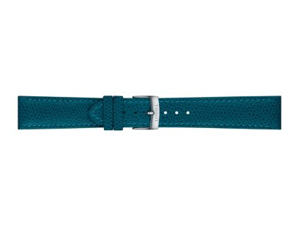 Tyrkysový kožený remienok TISSOT 18MM T852.049.059