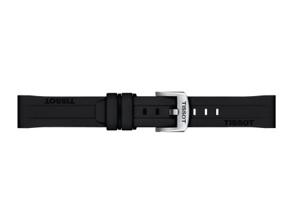 Čierny kaučukový remienok TISSOT 18MM T852.047.455
