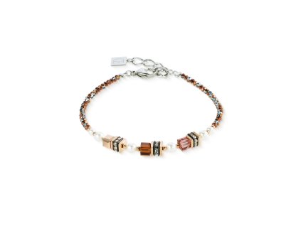Náramok s perlami a Swarovski COEUR DE LION 4567301100