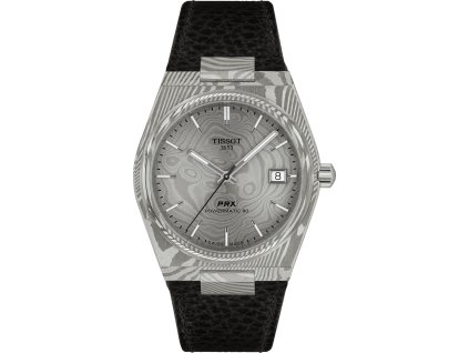 tissot prx damascus steel 38mm t