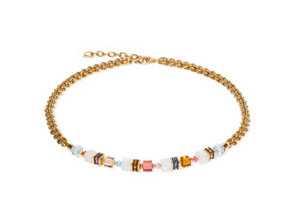 Náhrdelník s horským a Swarovski krištáľmi COEUR DE LION 3021101546