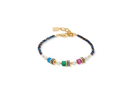 Perlový náramok so Swarovski krištáľmi COEUR DE LION 4567301550