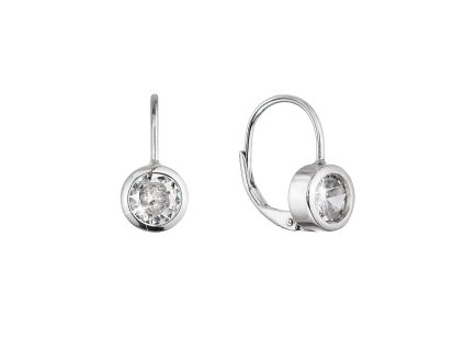 32582 2 32582 stribrne nausnice kulate s vyraznym zirkonem 11536 1