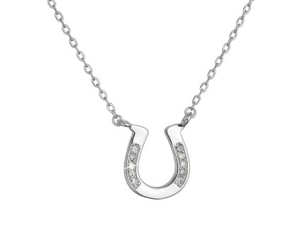 32657 2 32657 stribrny nahrdelnik podkova se zirkony 12108 1