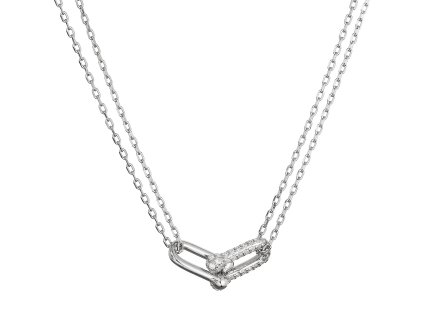 34492 stribrny nahrdelnik s elegantnim uzlem a zirkony 12142 1