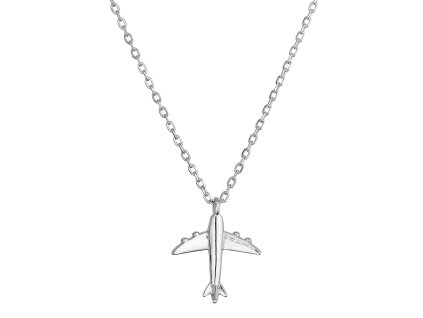 34708 stribrny nahrdelnik letadlo 62050