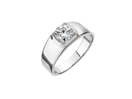 Stříbrný prsten LEO 15M00008 moissanite (Velikost 52 (průměr 16,6mm))