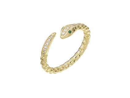 Pozlacený prsten had 15042.3 (Velikost 54 (průměr 17,2 mm))