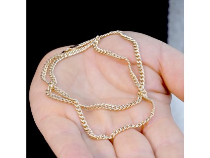 Zlatý 14kt řetízek 90A00023 (Délka v cm 50 cm)