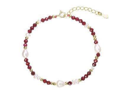 37374 13113 3 garnet perle au