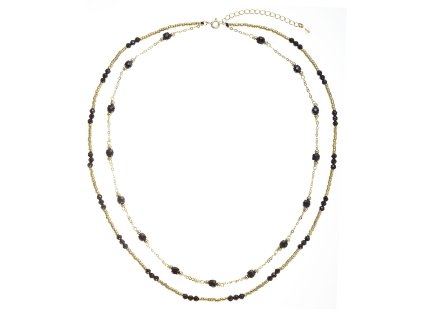 37683 12183 3 black spinel glass au