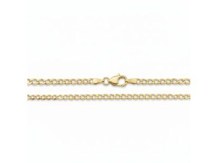 Zlatý náramok Pancier, 3 mm, 19 cm