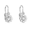 Strieborné detské náušnice visiace so zirkónom 11174.1