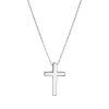 Strieborný náhrdelník s príveskom krížik 62005