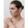 Stříbrná sada náušnice a náhrdelník Sublime s kubickou zirkonií Preciosa, emerald
