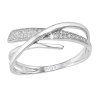 Zlatý prsten 85026.1 bílé zlato s brilianty (Velikost 46 (průměr 14,6 mm))