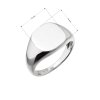 Stříbrný mohutný prsten 65023 (Velikost 54 (průměr 17,2 mm))