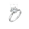 Stříbrný prsten MIA 15M00002 moissanite (Velikost 51 (průměr 16,2mm))