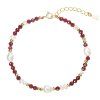 37374 13113 3 garnet perle au