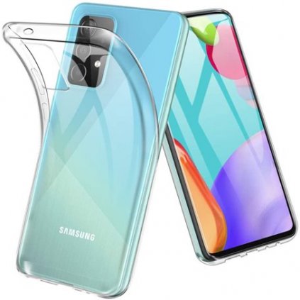 SAMSUNG GALAXY A52 PÚZDRO SILIKÓNOVÉ, PRIEHĽADNÉ + OCHRANNÉ SKLO ZADARMO