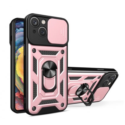 iPhone 14 púzdro Slide Armor ružové