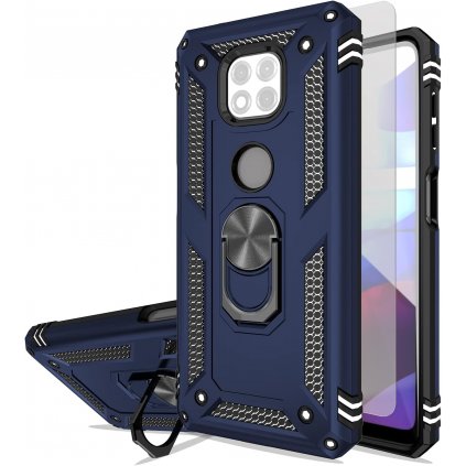 Motorola G Power 2021 zadné púzdro Armor modré + fólia na displej PREsmartfon.sk