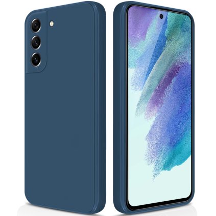 Samsung Galaxy S21 FE set zadné púzdro tmavomodré a 2ks ochranných skiel PREsmartfon.sk