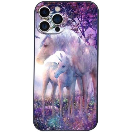 iPhone 13 Pro Max zadné púzdro s potlačou Fantasy Forest jednorožec PREsmartfon.sk