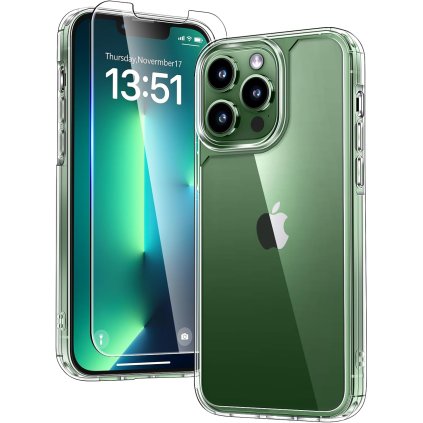 iPhone 13 Pro Max set priehľadné púzdro + 2ks ochranné sklo na displej a 2ks ochranné sklo kamery PREsmartfon.sk