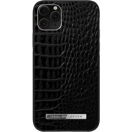 iPhone 11 Pro / X / XS zadné púzdro Ideal of Sweden Neo Noir Croco PREsmartfon.sk