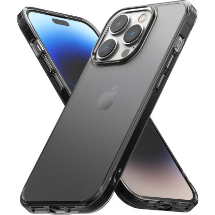 iPhone 14 Pro zadné púzdro tmavé polopriehľadné PREsmartfon.sk