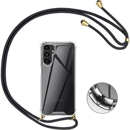 Samsung Galaxy A14 zadné púzdro priehľadné Armor so šnúrkou