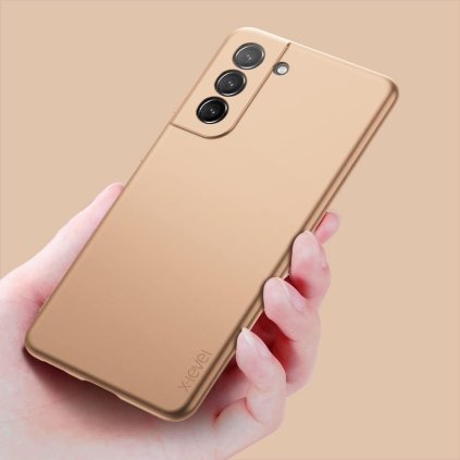 Samsung Galaxy S21 FE silikónové púzdro zlaté PREsmartfon.sk