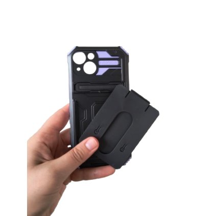 iPhone 13 / 14 zadné púzdro Armor Card čierno fialové PREsmartfon.sk