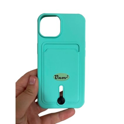 iPhone 13 / 14 púzdro Card tyrkys PREsmartfon.sk