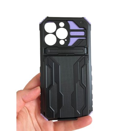 iPhone 13 Pro zadné púzdro Armor Card čierno fialové PREsmartfon.sk