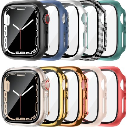 Apple Watch 7/8/9 41mm púzdro so sklom viac farieb 10ks v balení PREsmartfon.sk