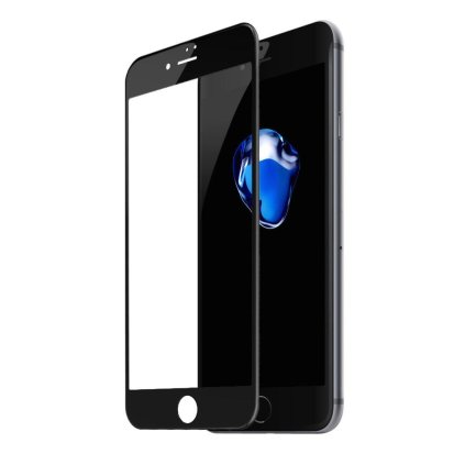 iPhone 7 / 8 / SE 2020 / SE 2022 ochranné sklo s čiernym rámikom PREsmartfon.sk