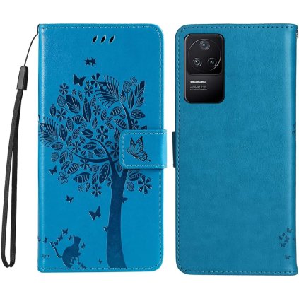 Xiaomi Poco F4 púzdro Book Strom života modrý PREsmartfon.sk
