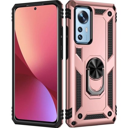 Xiaomi 12 Pro púzdro Armor Ring ružové PREsmartfon.sk