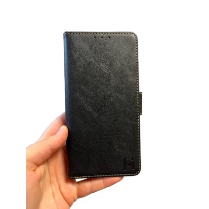 Samsung Galaxy S21 FE kožené púzdro book čierne PREsmartfon.sk