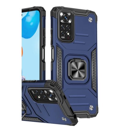 Xiaomi Redmi Note 11 4G / Note 11S púzdro Armor Ring tmavomodré PREsmartfon.sk