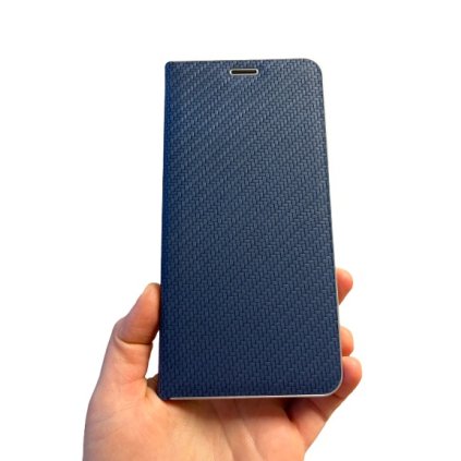 samsung s22 plus knizkove puzdro modre carbon