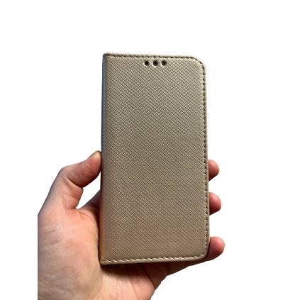 iphone 11 pro knizkovy obal zlaty