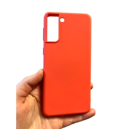 s21 plus silikon oranzovy kryt