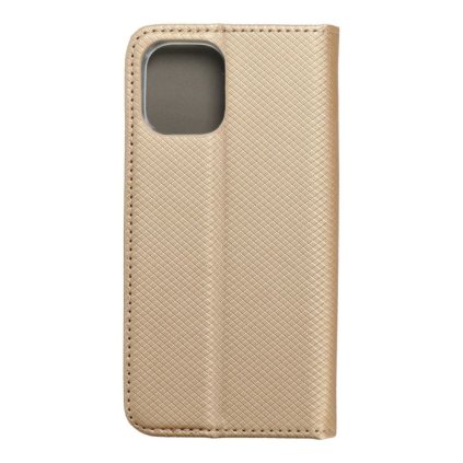 IPHONE 11 PRO MAX (6,5") PÚZDRO SMART MAGNET, ZLATÉ + OCHRANNÉ SKLO ZADARMO